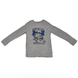 M (10/12) Canyon River Blues Boys Kids Youth Gray Long-Sleeve Shirt Comfy Winter